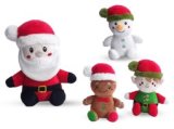 Weihnachts-Plüsch 4-fach 14cm